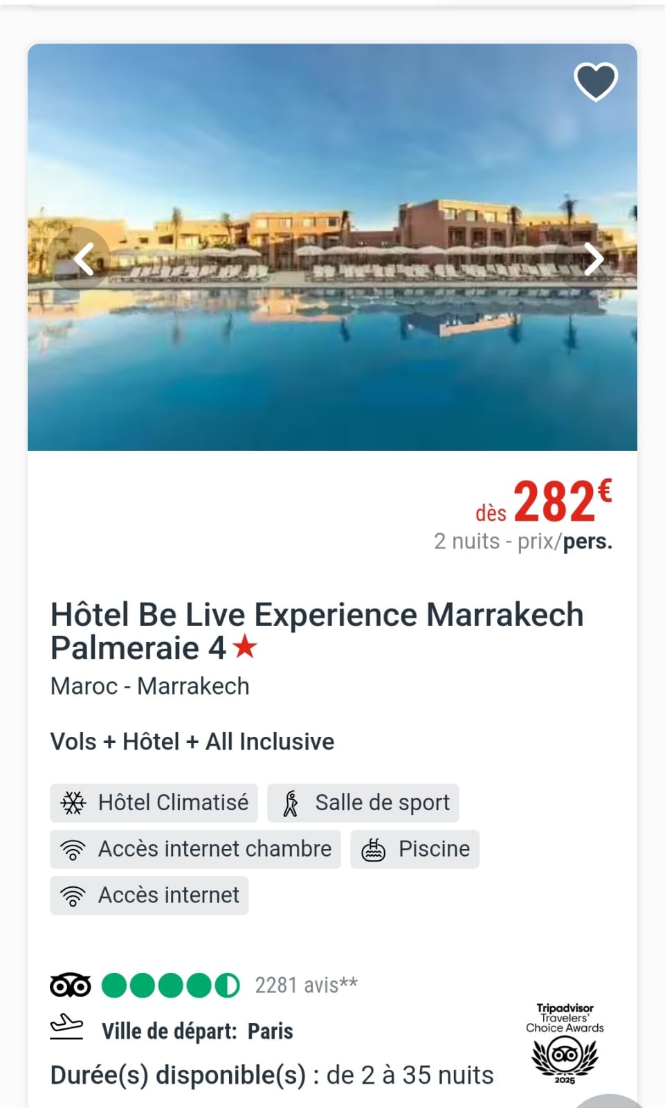 HOTEL BE LIVE MARRAKECH